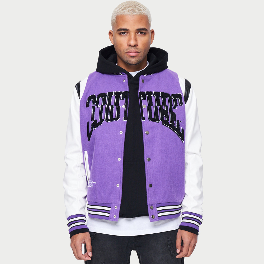 Bomber Style Varsity Jacket