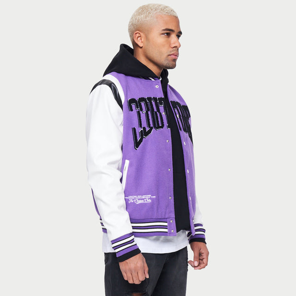 Bomber Style Varsity Jacket