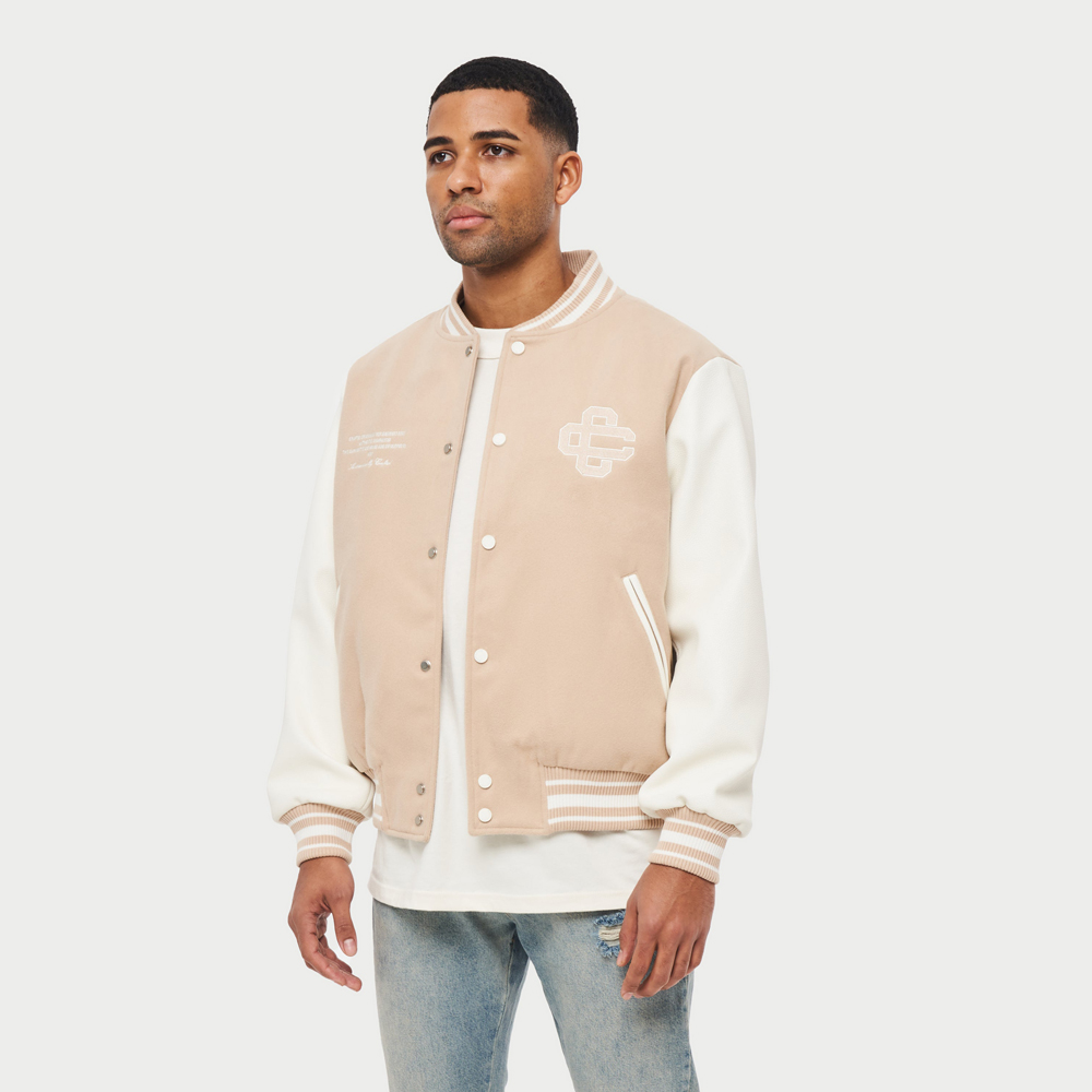 Bomber Style Varsity Jacket