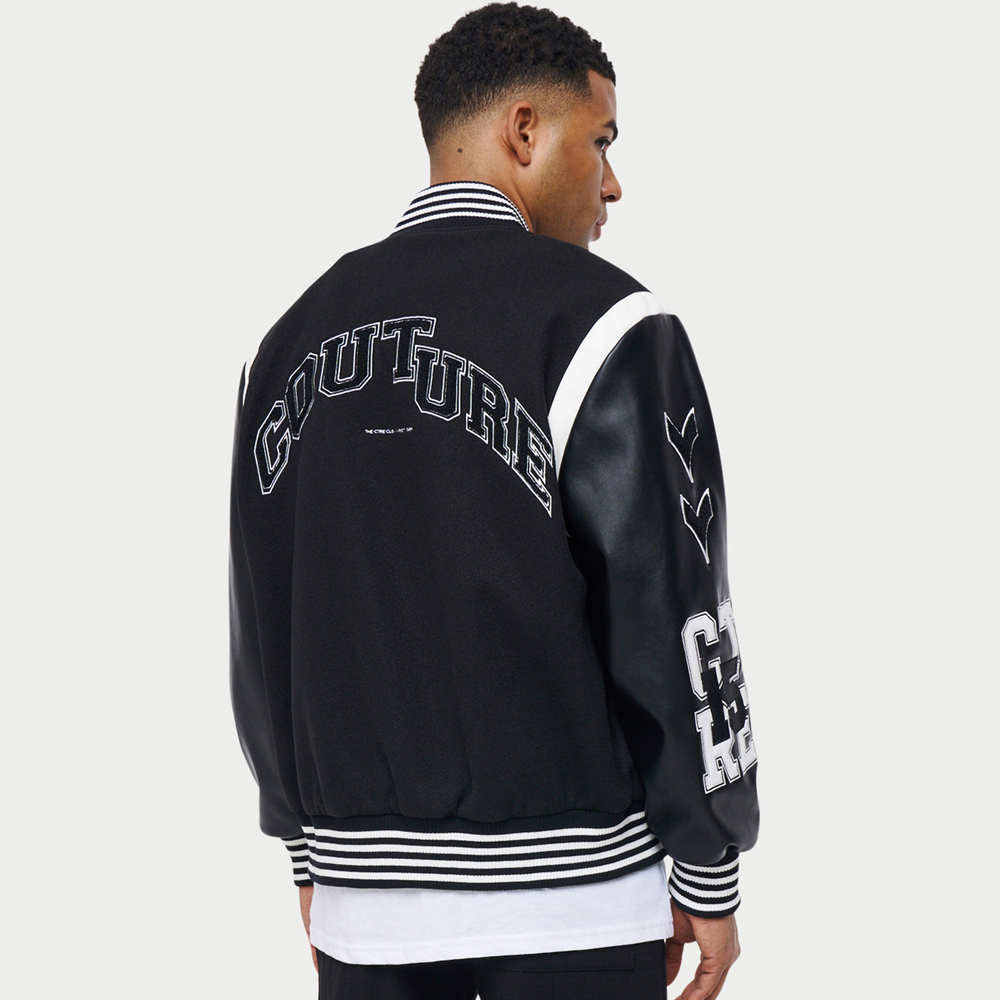 Bomber Style Varsity Jacket